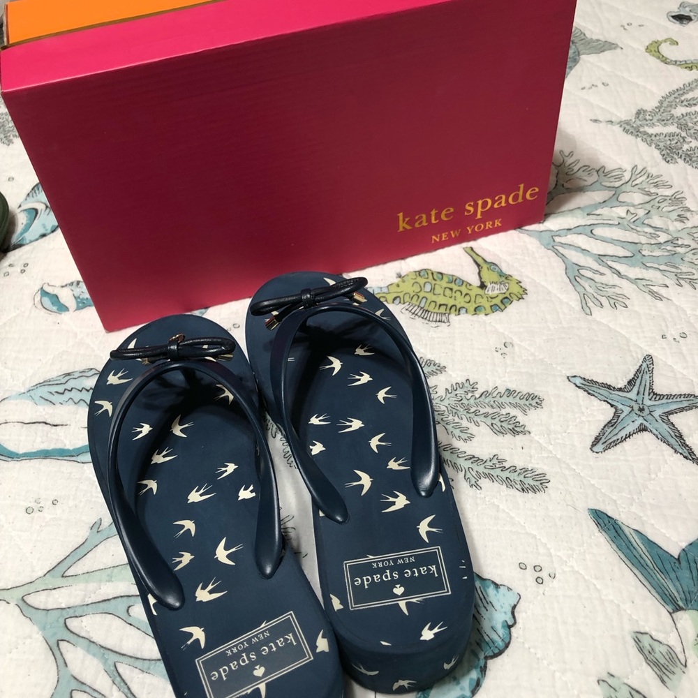 Kate SpadeWedge Flip Flops